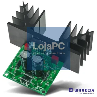 Kit de Montagem Amplificador Stereo 2x30W WHADDA