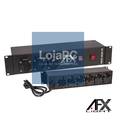 TOMADA ELÉTRICA C/ 9 SAÍDAS INTERRUPTOR PROTEÇÃO AFXLIGHT