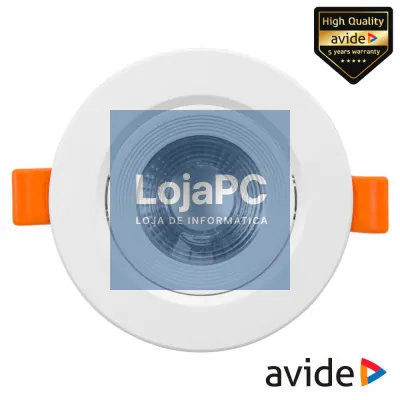 Painel LEDS Redondo 7W 90mm 6400K 570lm AVIDE