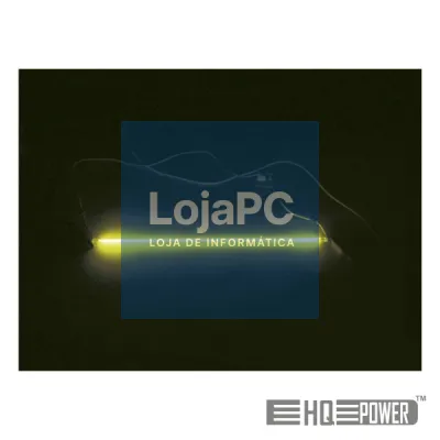 LÂMPADA TUBULAR 180-800V NÉON 30CM AMARELA HQ POWER