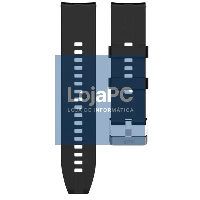Universal Strap 20mm Amazfit Bip / GTS / Bip Lite / Huawei / Samsung / COOL Rubber Black