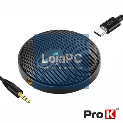 Microfone Omnidireccional de Conferência C/ Cabo USB-C PROK