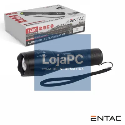 Lanterna 10W 400lm Zoom C/ Suporte P/ Bicicleta ENTAC