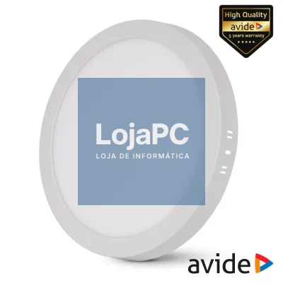 Painel LEDS Redondo Superfície 24W CCT 304mm 2000lm IP44