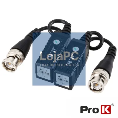 CONVERSOR PASSIVO HD 2X BALUN VÍDEO TERMINAIS APERTO PROK