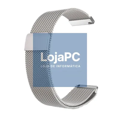 Universal Strap 22mm Amazfit GTR / Stratos / Huawei / Samsung / COOL Metal Silver