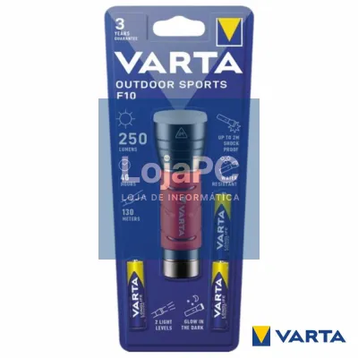 Lanterna LED Outdoor Sports F10 250lm 3xAAA IPX4 VARTA