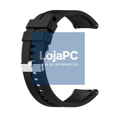Universal Strap 22mm Amazfit GTR / Stratos / Huawei / Samsung / COOL Rubber Black
