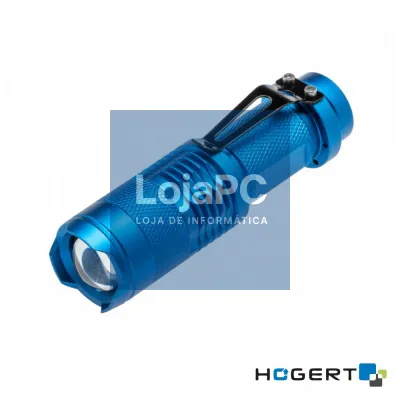 Lanterna Bolso Alumínio LED C/ Zoom 5W 250lm IP20 HOGERT