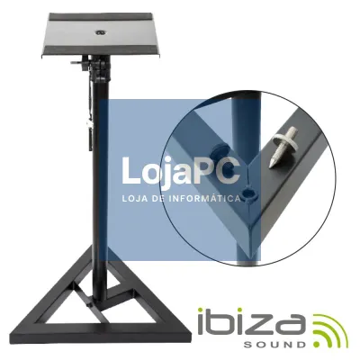Suporte P/ Colunas Preto 20kg IBIZA