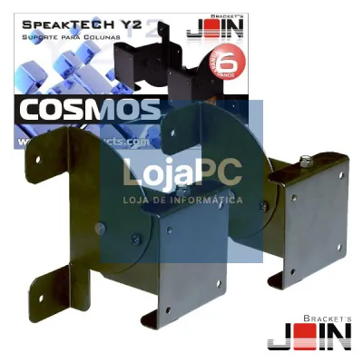 SUPORTE P/ COLUNA PAREDE 180º 25KG 2X JOIN