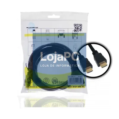 CABLE HDMI-M A HDMI-M 2M KL-TECH V1.4 BLISTER