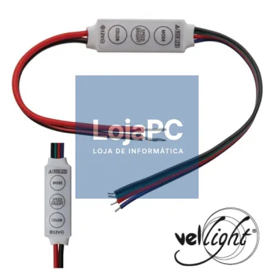 CONTROLADOR P/ FITA LEDS RGB 12/24V