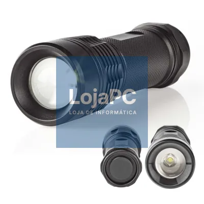 Lanterna LED 3W 180lm IPX7 Preto NEDIS