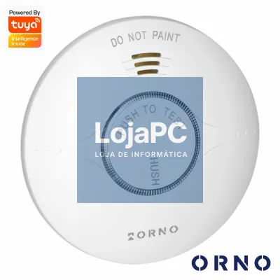 Detetor De Fumo S/ Fios Smart Wi-Fi 2xAA TUYA ORNO