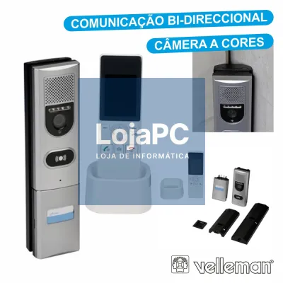 VÍDEO PORTEIRO S/ FIOS C/ TELECOMANDO