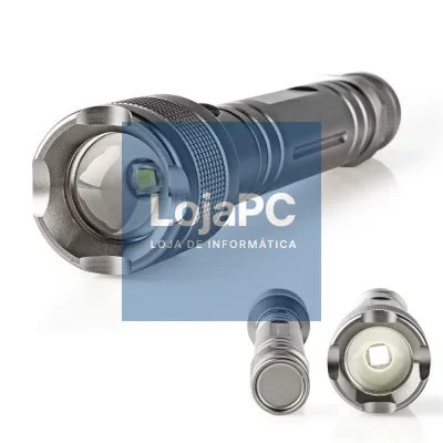 Lanterna LED 10W 500lm IPX4 Cinza NEDIS