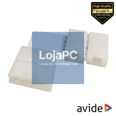 União P/ Fita LEDS RGB IP20 90º AVIDE