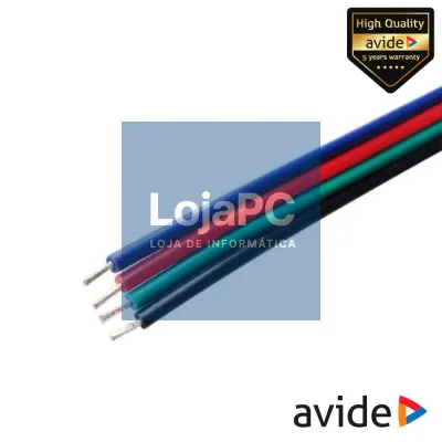 Cabo P/ Fita de LEDS RGB 50m AVIDE