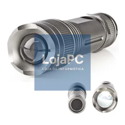 Lanterna LED 5W 330lm IPX5 Cinza NEDIS