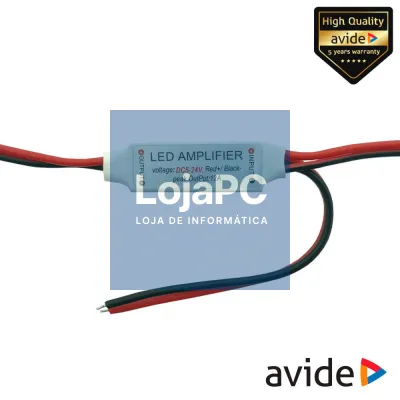Mini Amplificador P/ Fita LEDS Monocor 12V AVIDE