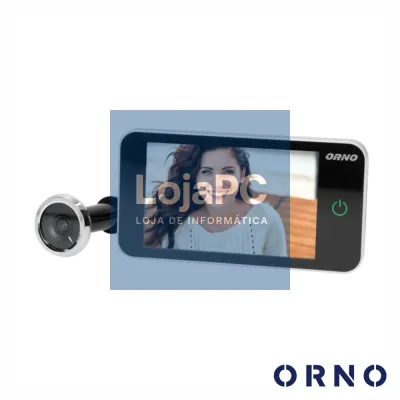 Câmara C/ LCD 4" Cores P/ Óculo Porta ORNO