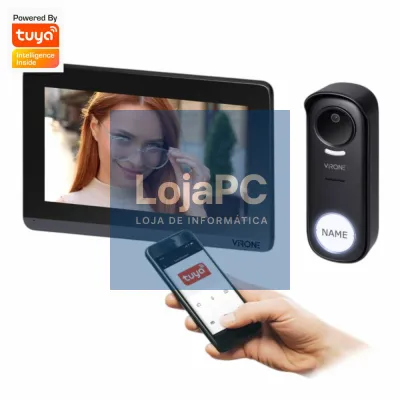 Vídeo Porteiro C/ LCD 7" Full HD TUYA 420M VIRONE