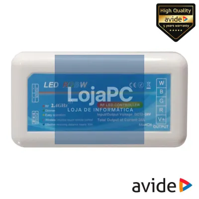 Controlador P/ Fita LEDS RGBW 12V/24V 24A AVIDE