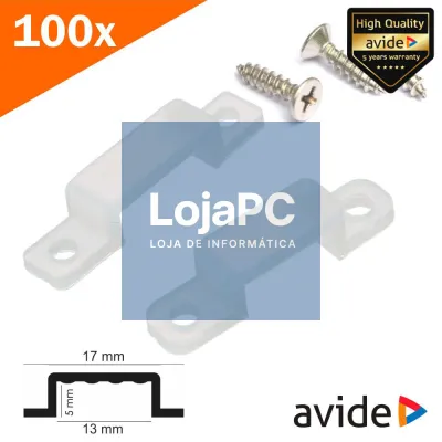 Suporte Plástico P/ Fita LED 5050 AVIDE