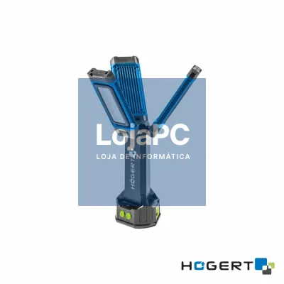 Foco LED c/ 3 Paineis 7000lm 6500K C/ Bateria C/ Tripé IP54
