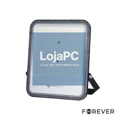 Foco LED 200W 230V 6500K 30000lm IP65 Preto FOREVER