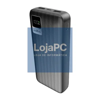 Powerbank 20000mAh 10W USB-A/USB-C Preto MAXLIFE
