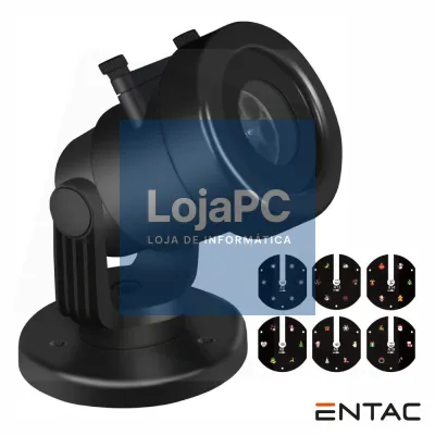 Projetor LED 6W De Natal Interior/Exterior 240V ENTAC