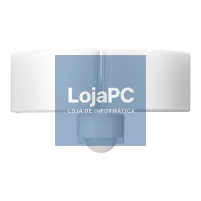 Foco Led Duplo P/ Jardim 2x20w 2x1600lm 4000k C/ Sensor PIR