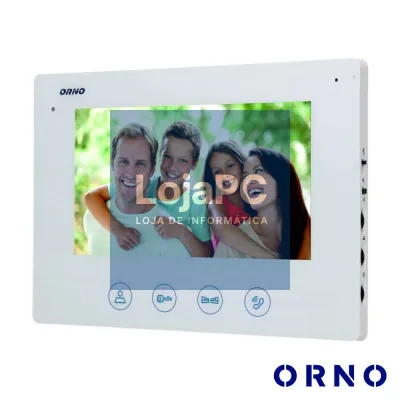 Monitor P/ Vídeo Porteiro 7" Branco CERES ORNO