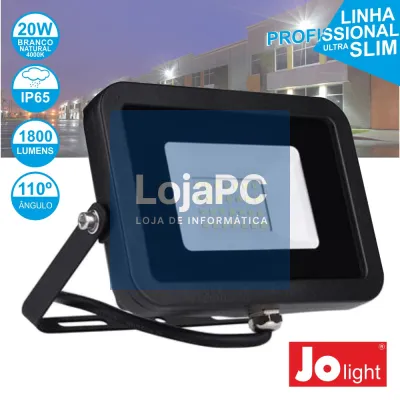 FOCO LED 20W 230V BRANCO NATURAL 1800LM IP65 SLIM JOLIGHT