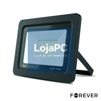 Foco LED 20W 230V 6000K 1600LM Preto