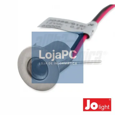 FOCO LED 0.2W 12V 14MM BRANCO QUENTE P/ ENCASTRAR IP20 JOLI