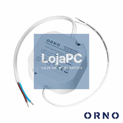 Fonte De Alimentação Embutir P/ Fitas LED 12V 20W 1,67A ORNO