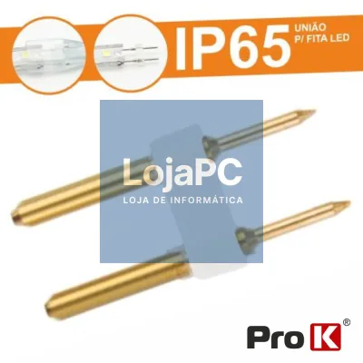 UNIÃO PLÁSTICO P/ FITA LEDS 2P MONOCOR IP65 PROK