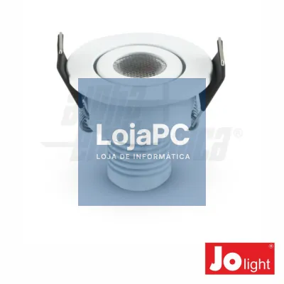 FOCO LED 2W 4V 40MM BRANCO QUENTE P/ ENCASTRAR IP20 JOL