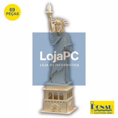 ESTÁTUA LIBERDADE PAINÉIS DE CONTRAPLACADO C/ 69 PEÇAS DONAU