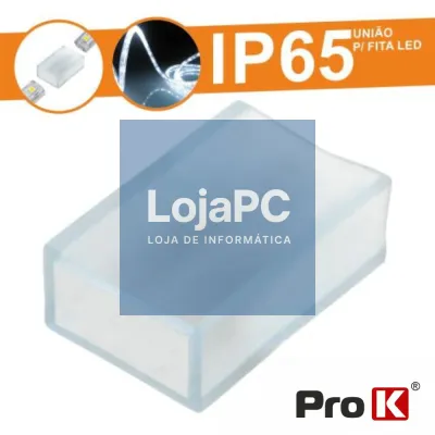 UNIÃO BORRACHA P/ FITA LEDS 2P MONOCOR IP65 PROK