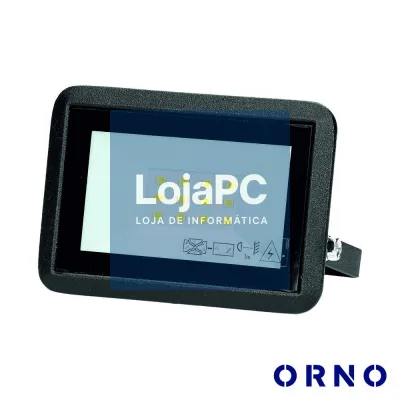 Foco LED 10W 230V 4000k 800lm Preto ORNO