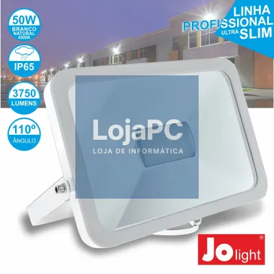 FOCO LED 50W 230V BRANCO NATURAL 3750LM IP65 SLIM JOLIGHT