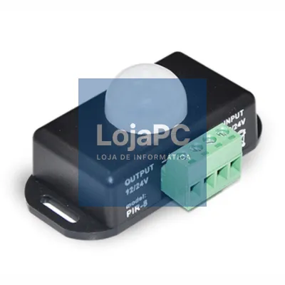 Detetor de Movimentos PIR P/ Fitas LED 12-24V 6A/5A