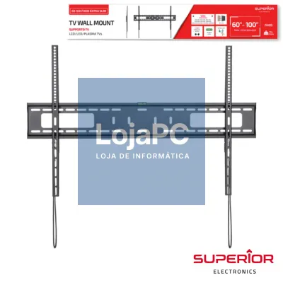 SUPORTE LCD/LED 60/100" FIXO SLIM VESA 900/600 75KG