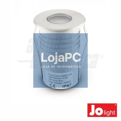 FOCO LED 2W 24V 50MM AZUL P/ PAVIMENTO IP67