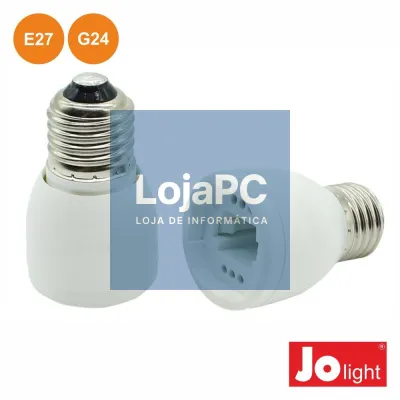 CASQUILHO ADAPTADOR DE E27 P/ G24