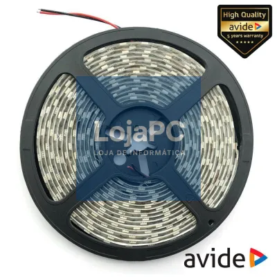 Fita 600 LEDS 2835 6400K 12V 24W/m 10m IP65 AVIDE